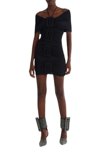 Robe courte à boucles - Black