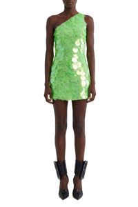 Robe courte à sequins - Green