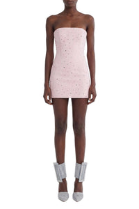 Robe mini à détails miroir - Light Rose