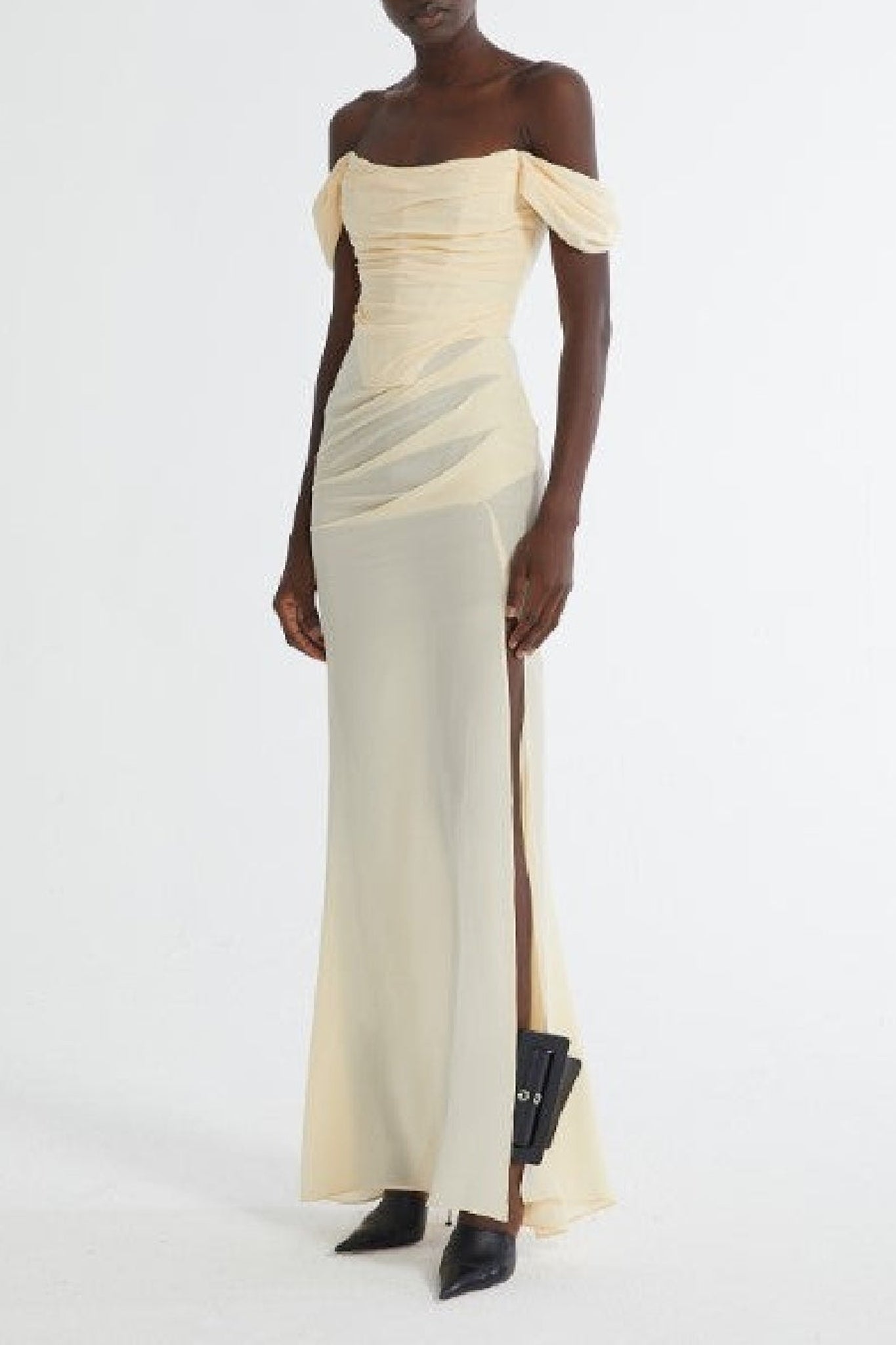 Robe en soie - Cream
