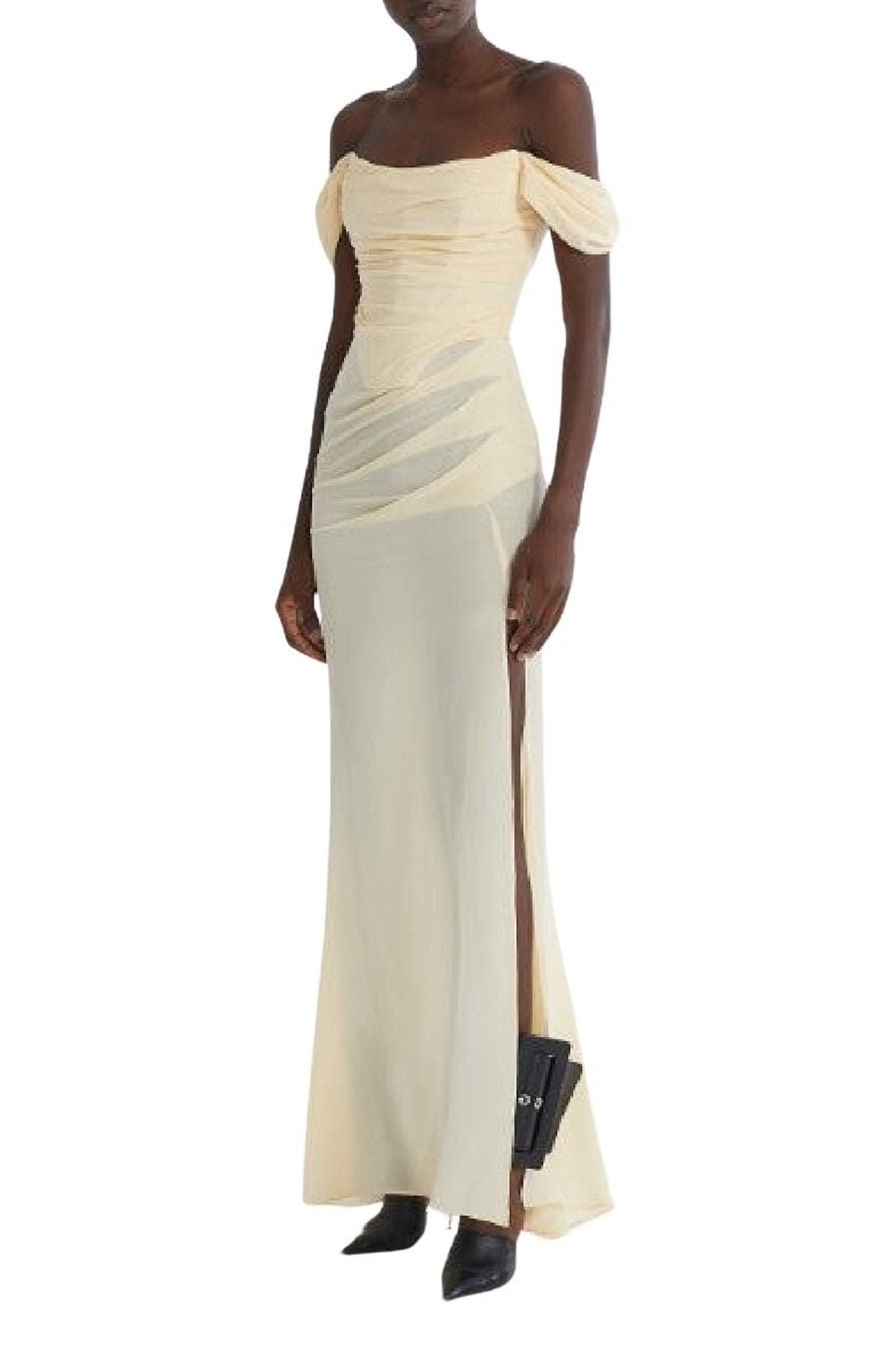 Robe en soie - Cream