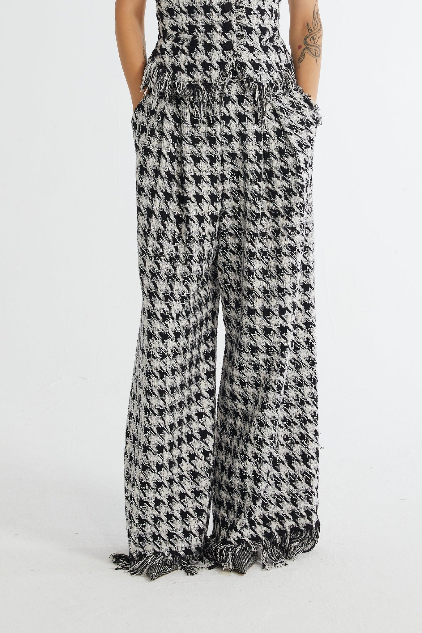 Pantalon - White & Black