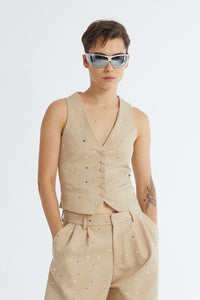 CREAM // GILET/VEST