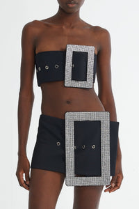 Belted top - Black