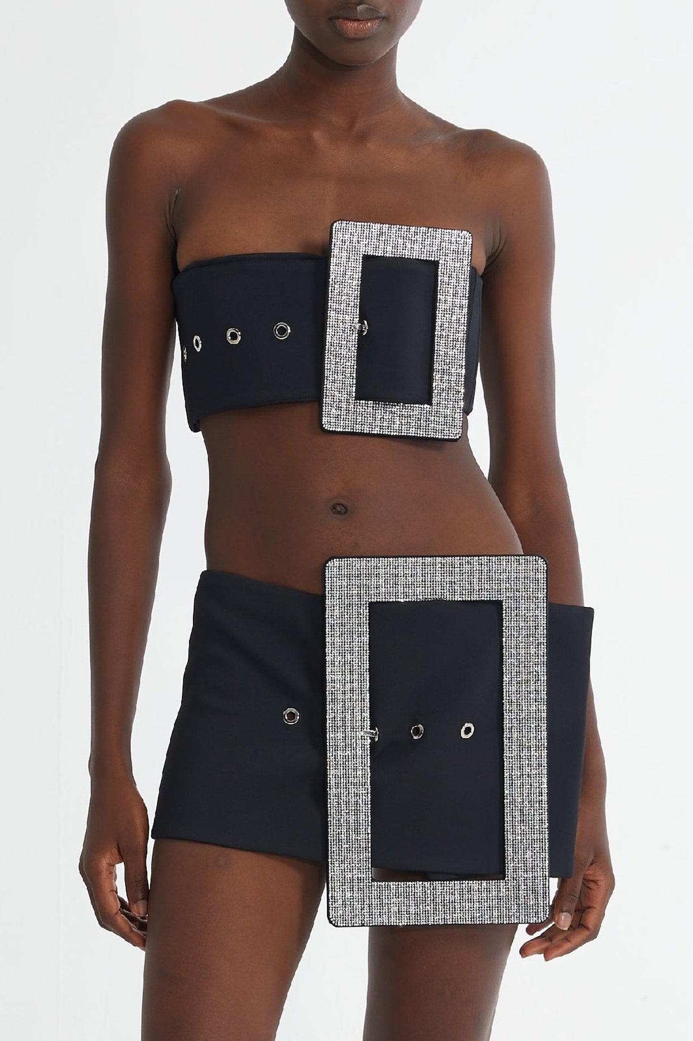 Belted top - Black