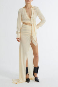 Chemise en soie - Cream