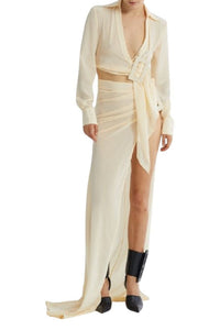 Chemise en soie - Cream