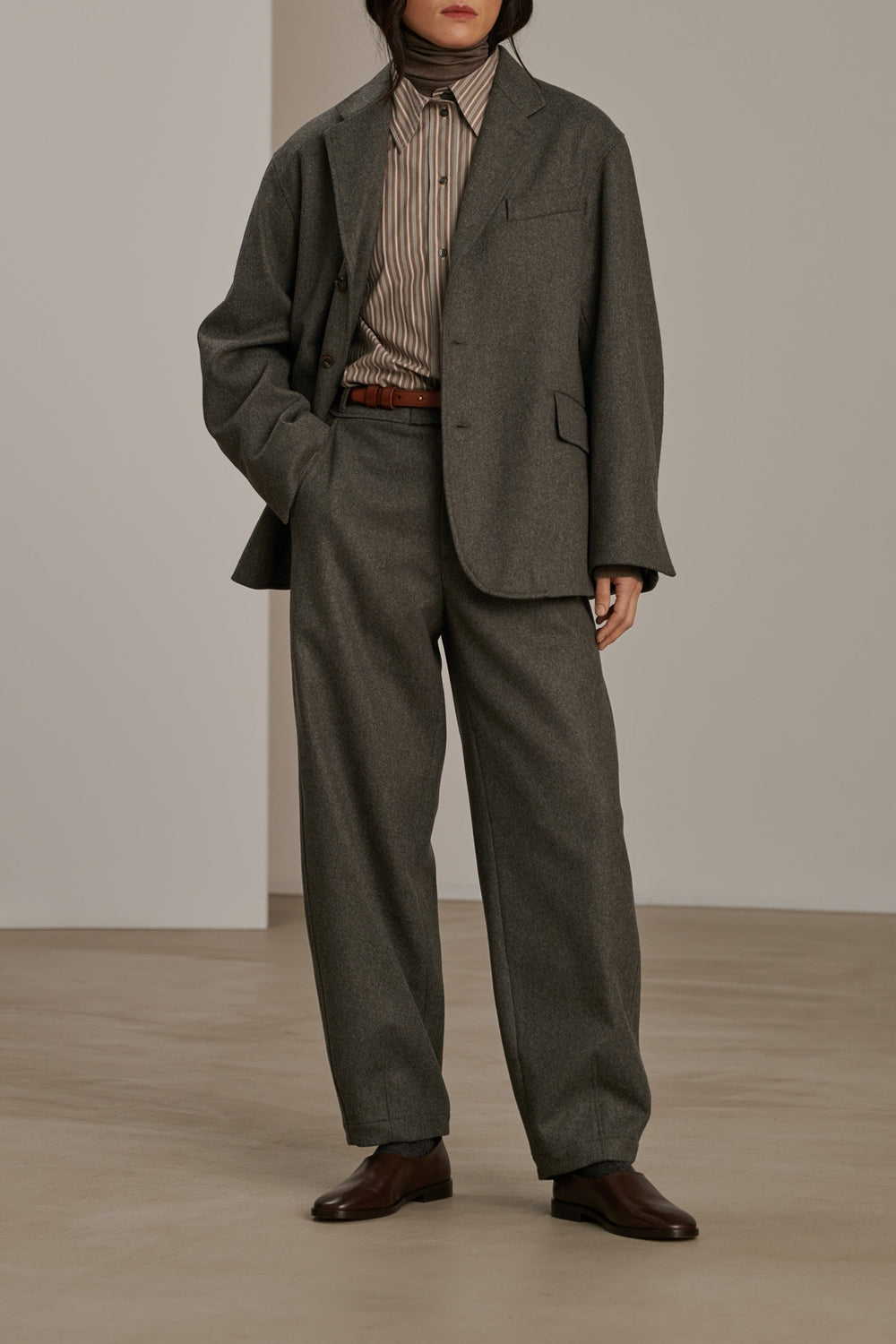 GRIS CLAIR PANTALON BARI