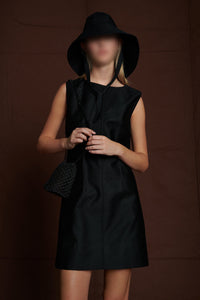 NOIR ROBE CHAINE & TRAME AMANDINE