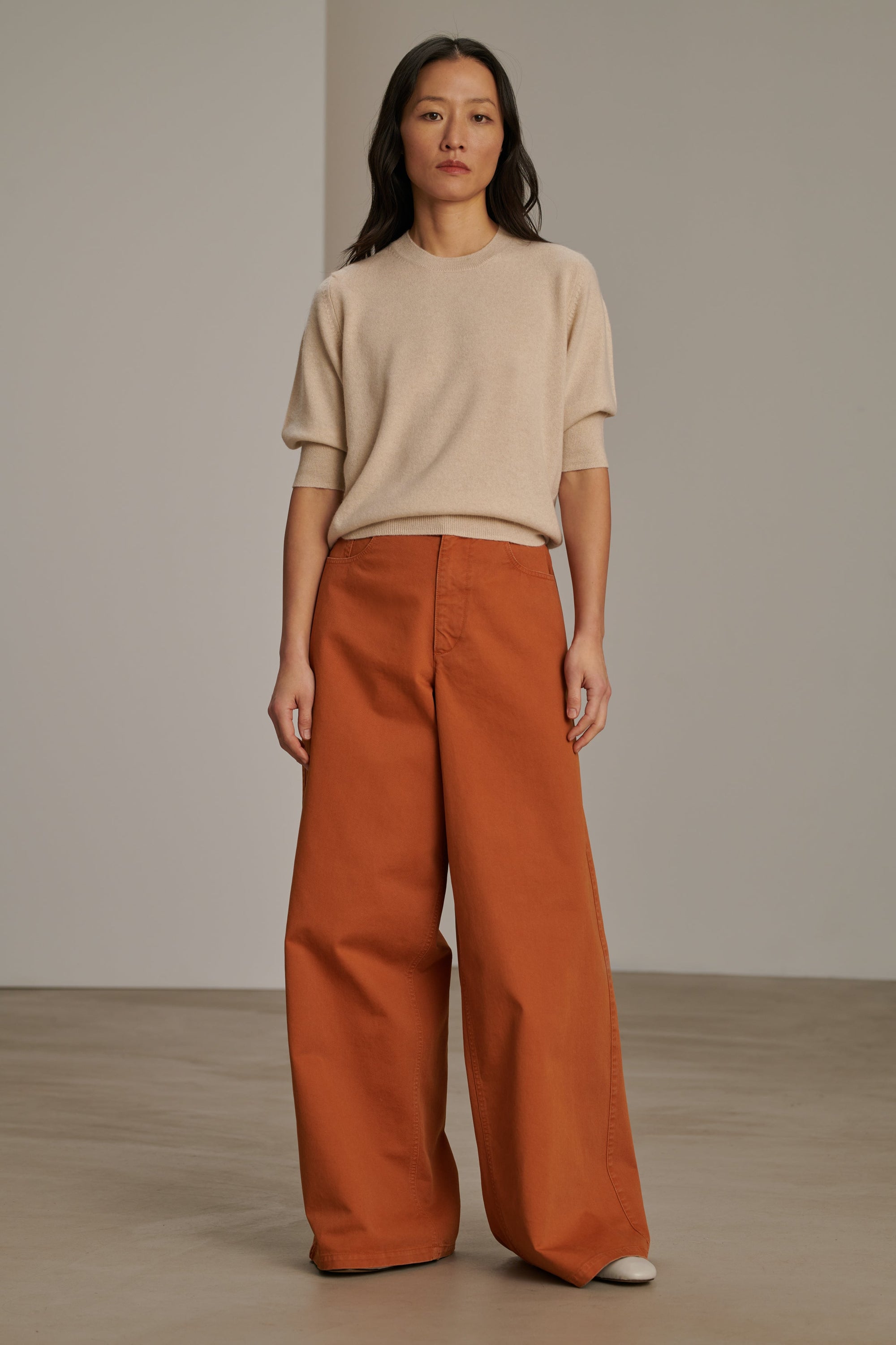 ORANGE JEAN PATTE ELEPHANT ALEXIS