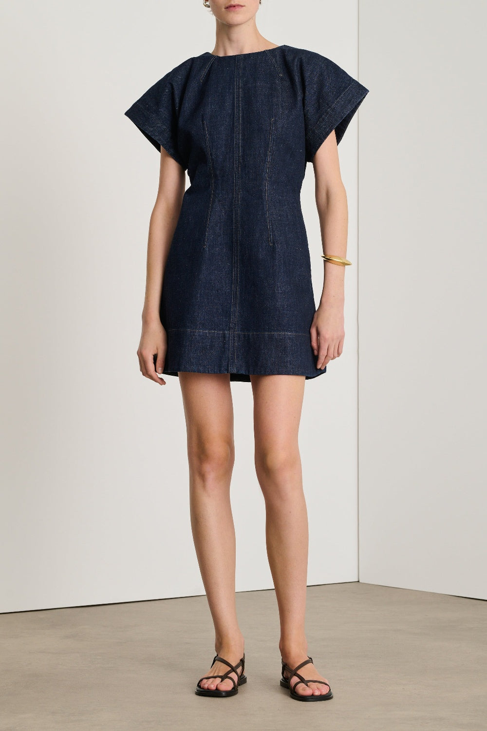 Bambino cotton short dress - Brut