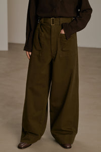 KAKI FONCE PANTALON VAGABOND