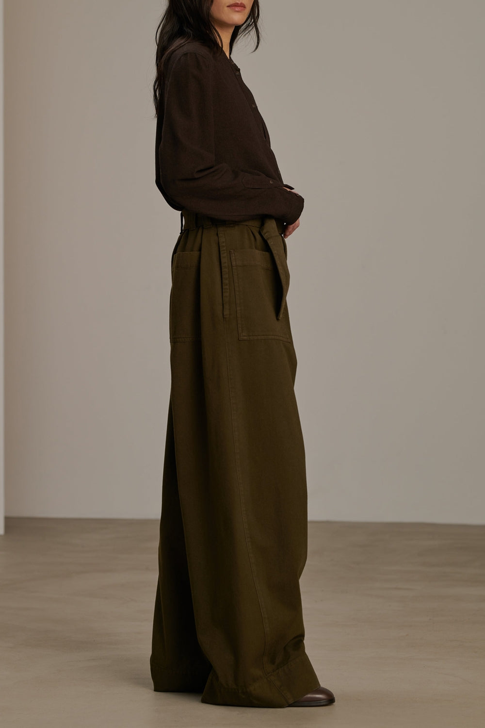 KAKI FONCE PANTALON VAGABOND