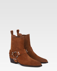 Cognac Bottines - Cognac