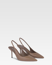 Taupe Slingbacks - Taupe