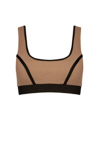 Blandine bra - Taupe & Black