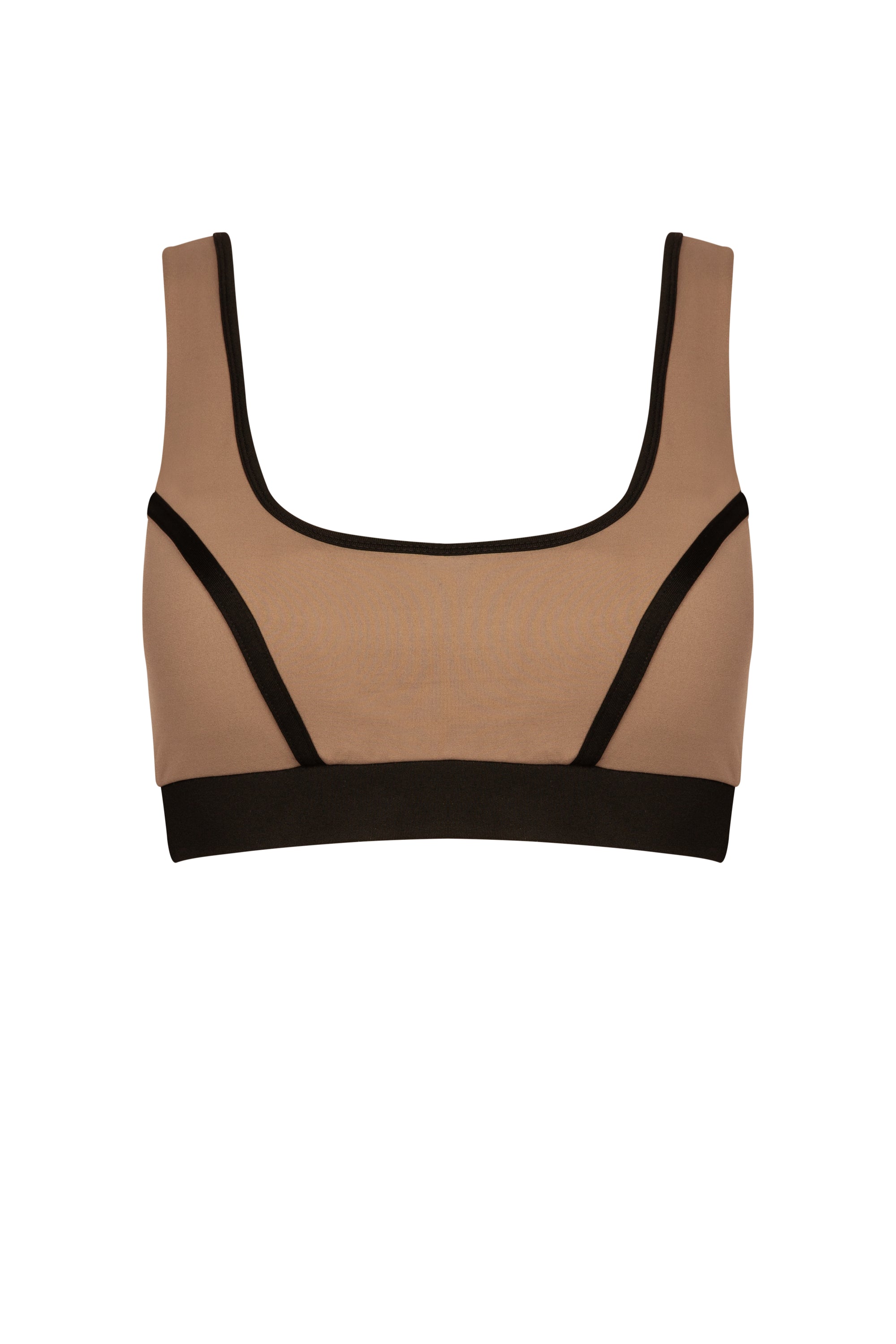 Blandine bra - Taupe & Black