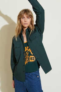ZNOSTOCK_GREEN SHIRT COSTINA - Green