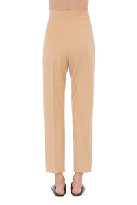 Pantalon en laine extensible - Brown & Yellow