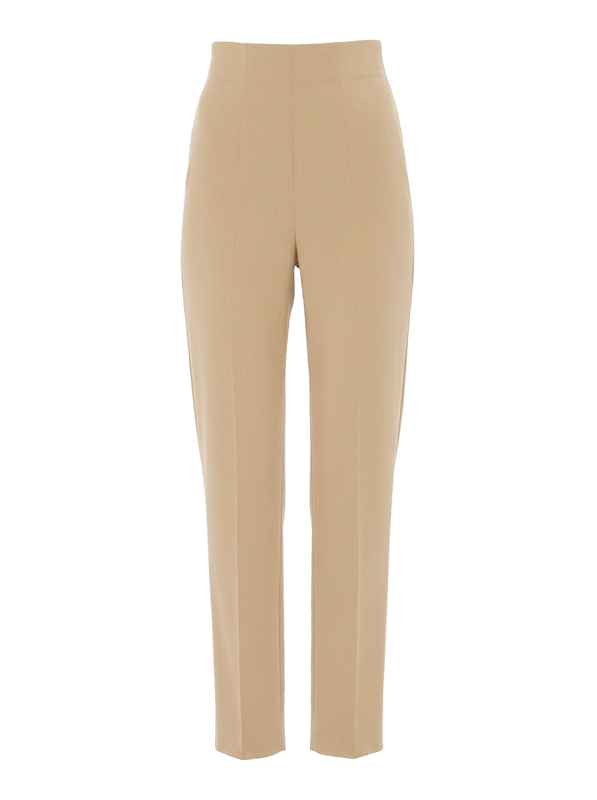 Pantalon en laine extensible - Brown & Yellow