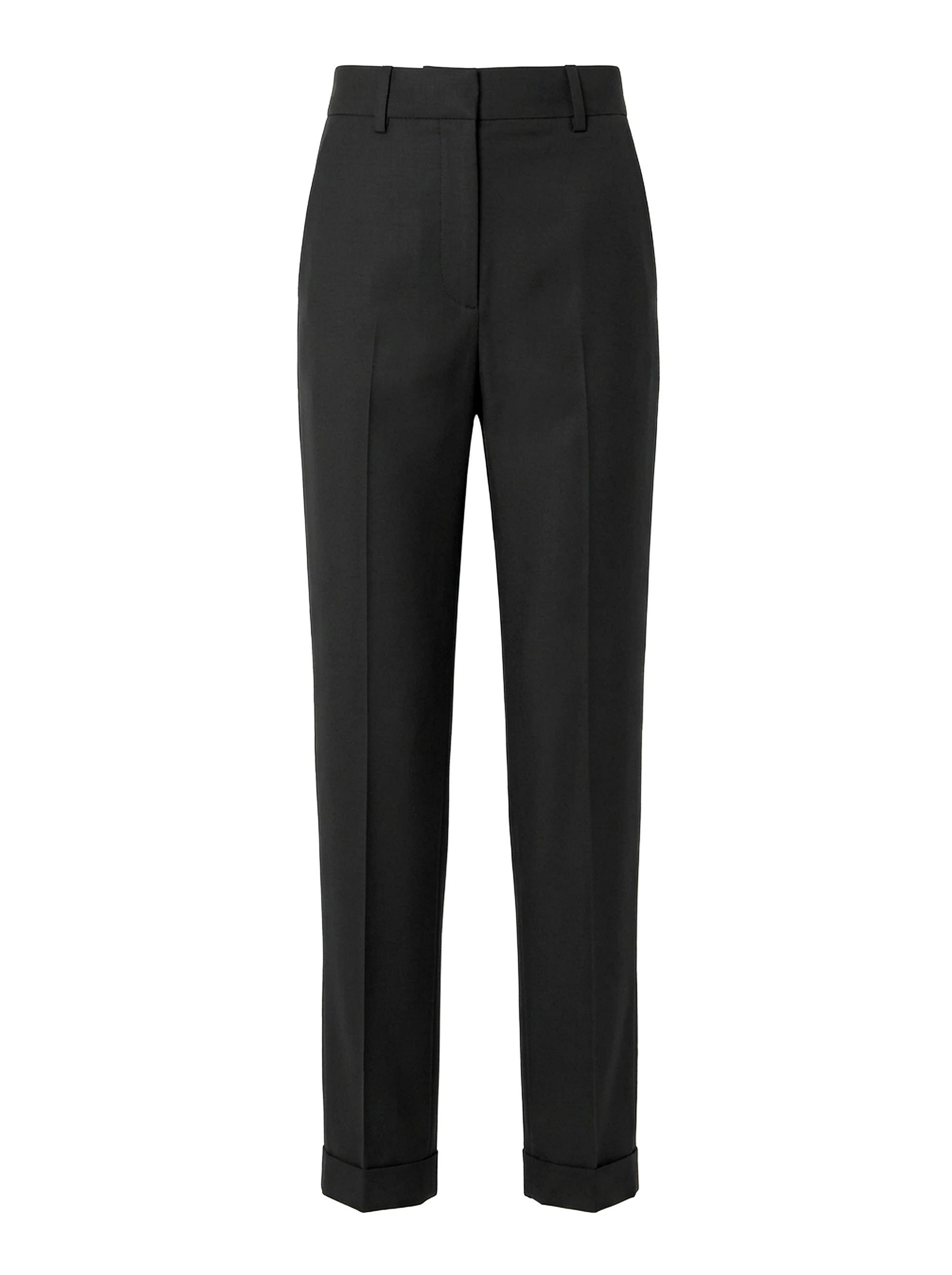 Pantalon tailleur à jambes droites - Black