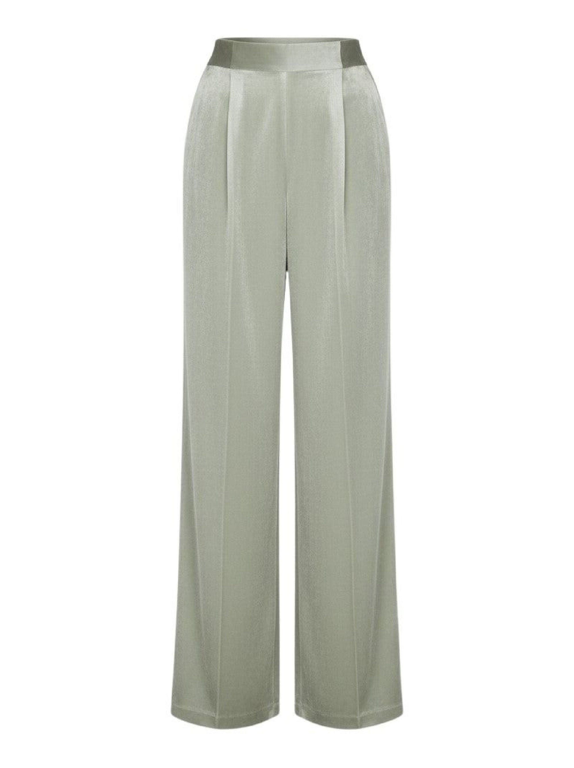 Pantalon en velours brillant - Green