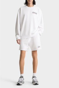 Short Made In USA à taille élastique - White