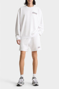 Short Made In USA à taille élastique - White