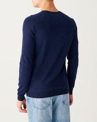 Ultra-fine cashmere crew neck jumper - Béton