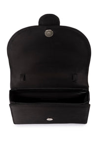 Galaxy silk & rhinestone handbag - Black