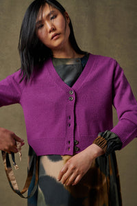 FUSHIA _ Cardigan Sunny - Fushia