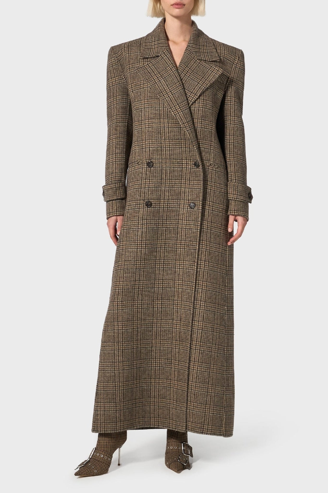 Manteau en laine - Brown