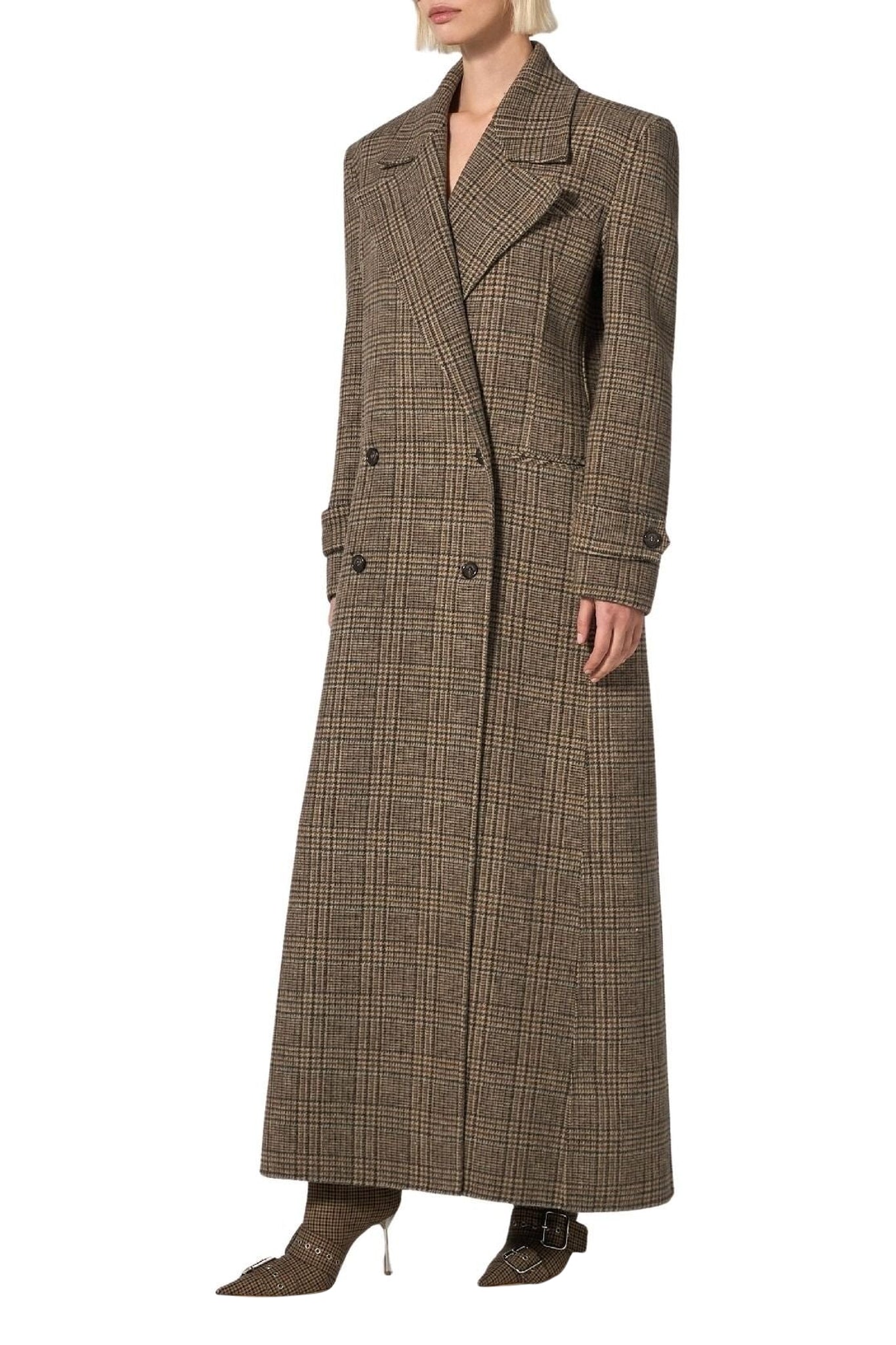 Manteau en laine - Brown