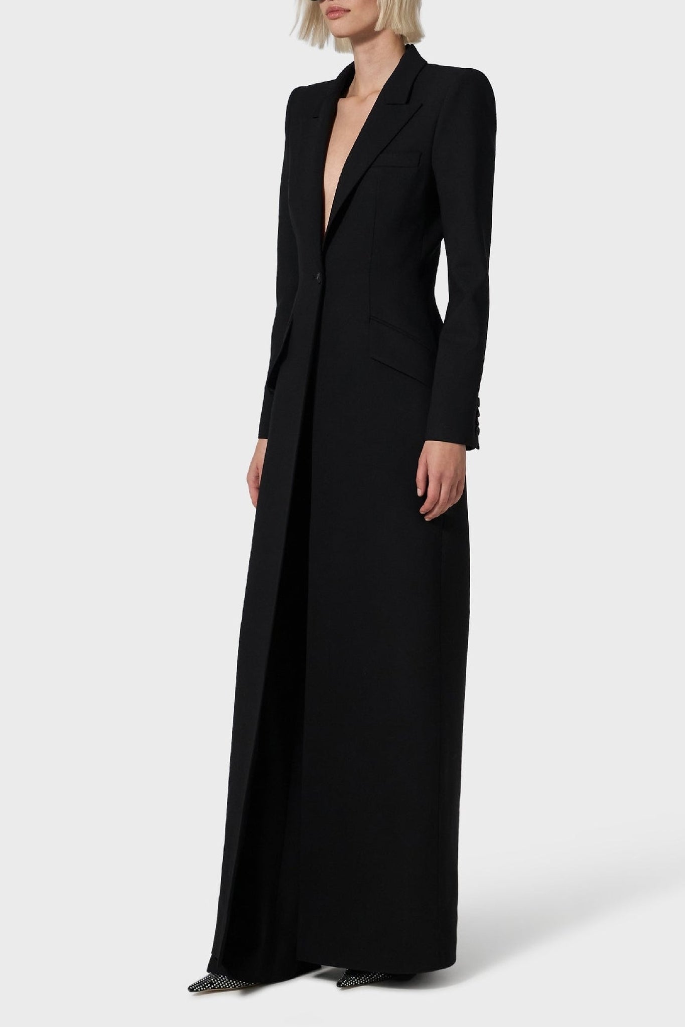Manteau en laine - Black
