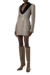 Robe en laine - Brown