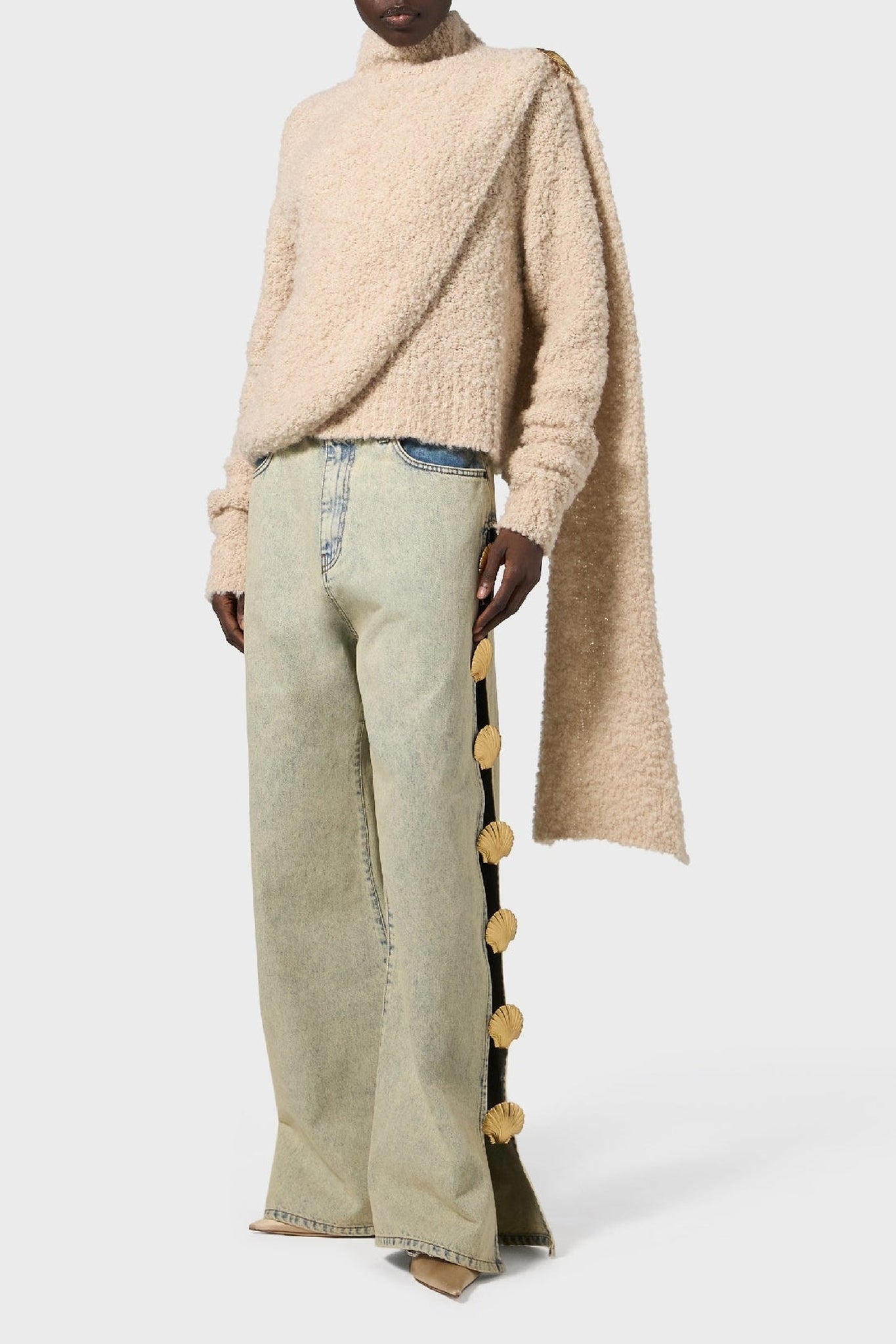 Pull en laine - Beige