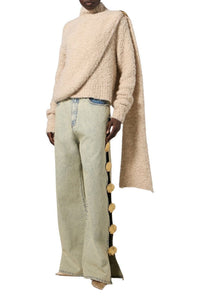 Pull en laine - Beige