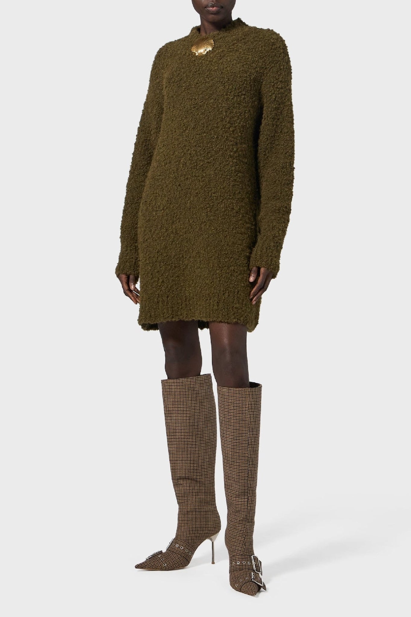 Pull en laine - Olive