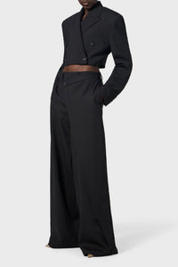 Pantalon en laine - Black