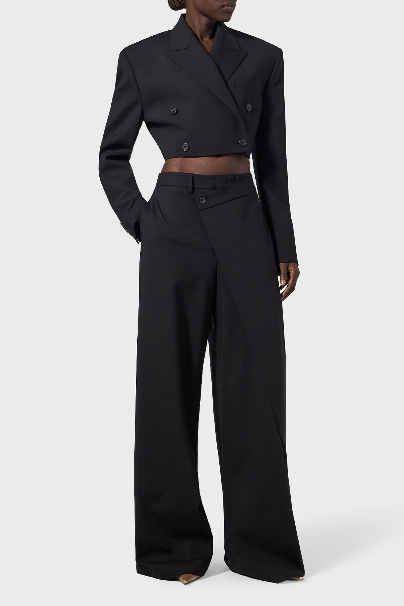 Pantalon en laine - Black