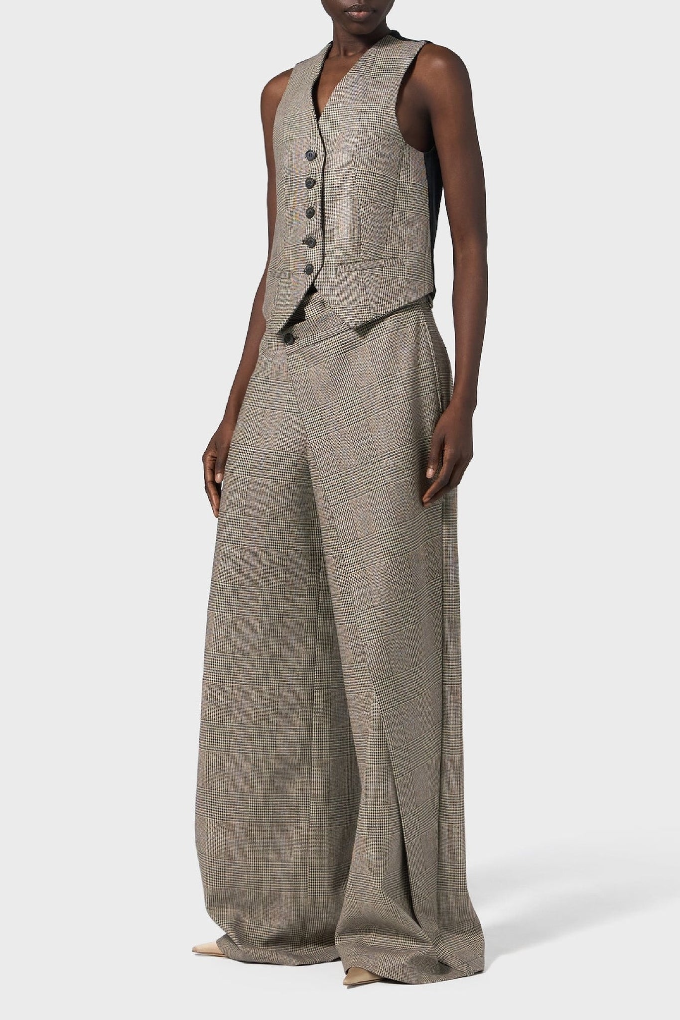 Gilet en laine - Brown
