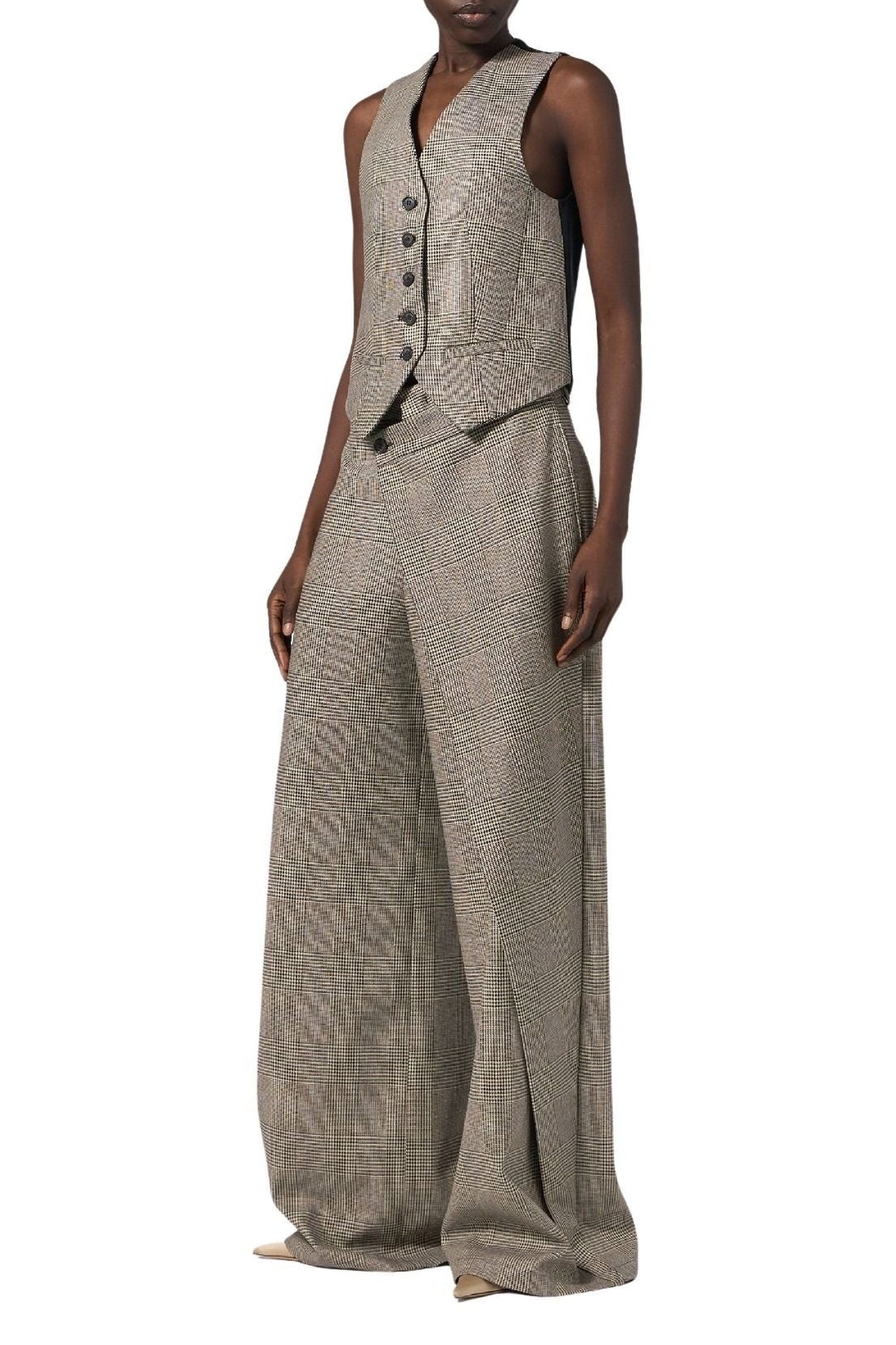 Gilet en laine - Brown