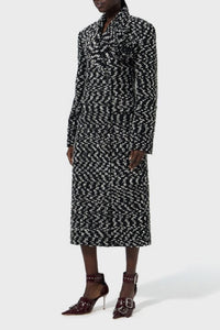 Manteau en laine - Black & White
