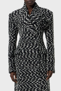 Manteau en laine - Black & White