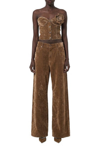 Pantalon 5 poches - Camel