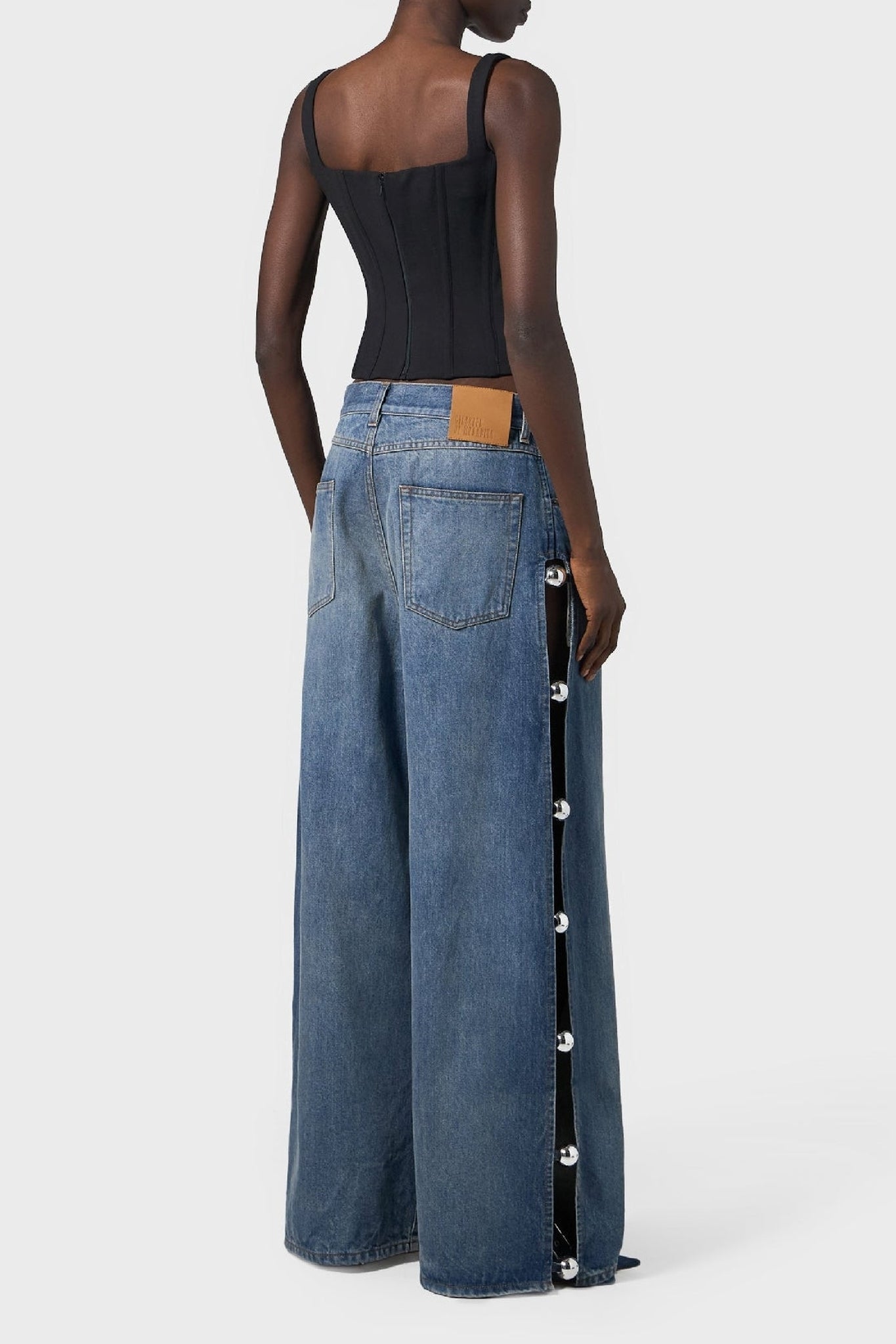 Jean cut-out 5 poches - Sky Blue
