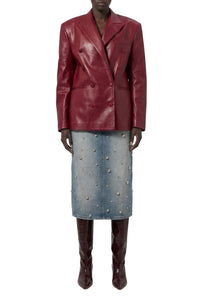 Blazer croisé - Bordeaux
