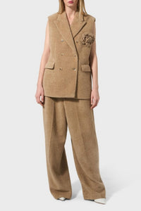 Veste sans manches - Beige