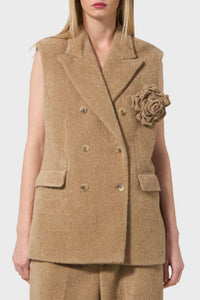 Veste sans manches - Beige