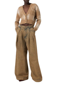 Cardigan en laine - Camel